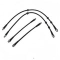 Yahua Performance - Stainless Steel Braided Brake Line Kit, F8X BMW M2, M2 Competition, M3, M4