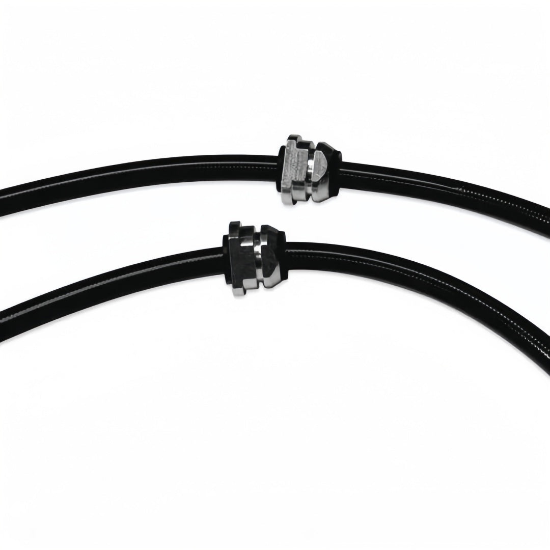 Yahua Performance - Stainless Steel Braided Brake Line Kit, F8X BMW M2, M2 Competition, M3, M4