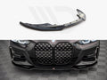 Yahua Gloss Black Front Splitter V.3 BMW 4 M-Pack G22 (2020-)