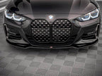 Yahua Gloss Black Front Splitter V.3 BMW 4 M-Pack G22 (2020-)