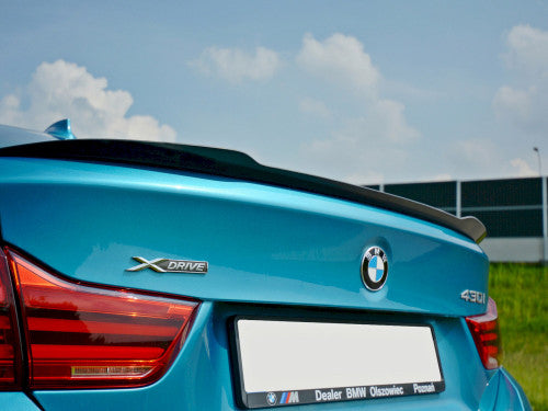 Yahua Gloss Black Spoiler Extension BMW 4 F36 Gran CoupÃ£Â‰ (2013-2017)