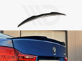 Yahua Gloss Black Spoiler Extension Cap BMW 4 F32 (2013-2016)
