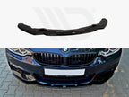 Yahua Gloss Black Front Splitter V.1 BMW 4 F32 M-Sport (2013-2016)