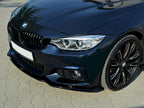 Yahua Gloss Black Front Splitter V.1 BMW 4 F32 M-Sport (2013-2016)