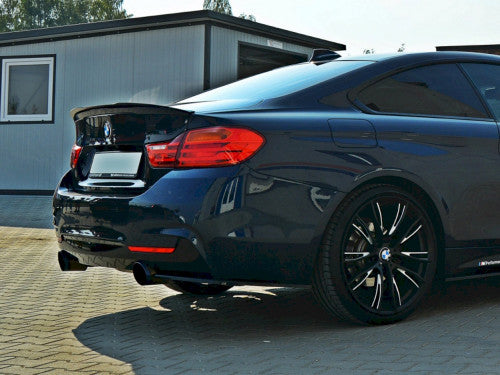Yahua Gloss Black Rear Side Splitters BMW 4 F32 M-Sport (2013-2016)