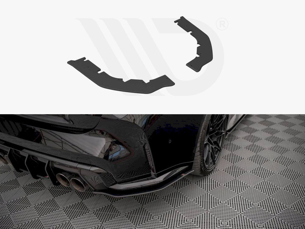 Yahua Black Street Pro Rear Side Splitters BMW M4 G82 (2021-)