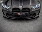 Yahua Gloss Black Front Splitter V.1 BMW M4 G82 / M3 G80 (2021-)