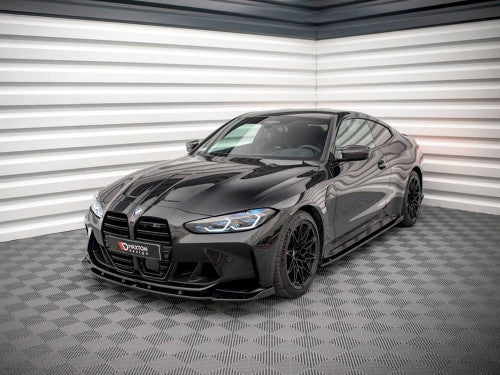 Maxton Design Gloss Black Front Splitter V.3 BMW M4 G82 / M3 G80 (2021-)