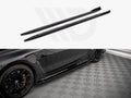 Yahua Gloss Black Side Skirts Diffusers V.1 BMW M4 G82 (2021-)