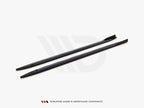 Yahua Gloss Black Side Skirts Diffusers V.1 BMW M4 G82 (2021-)