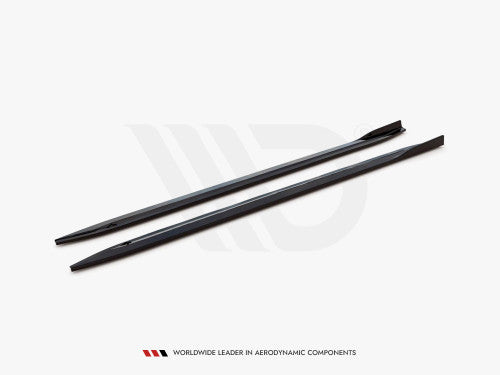 Maxton Design Gloss Black Side Skirts Diffusers V.1 BMW M4 G82 (2021-)