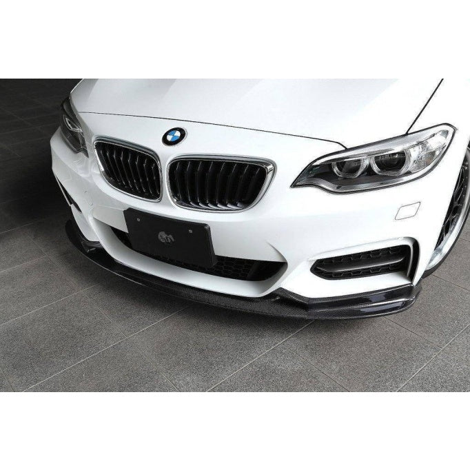 Carbon Fibre Front Splitter for BMW 2 Series (2014-2020, F22 F23)