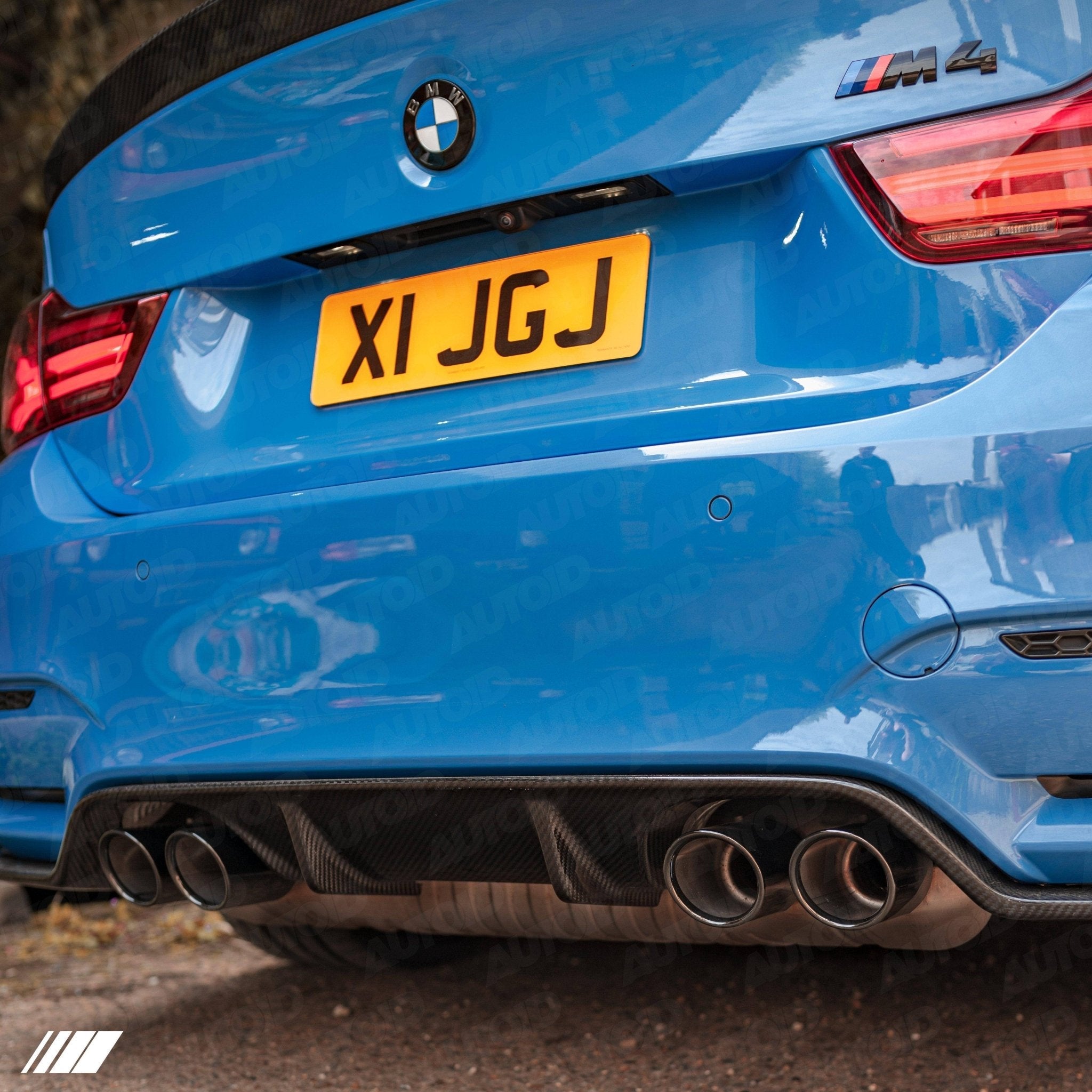 Carbon Fibre Rear Diffuser (Type 1) for BMW M3 & M4 (2014-2020, F80 F82 F83)