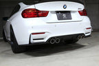 Carbon Fibre Rear Diffuser (Type 1) for BMW M3 & M4 (2014-2020, F80 F82 F83)