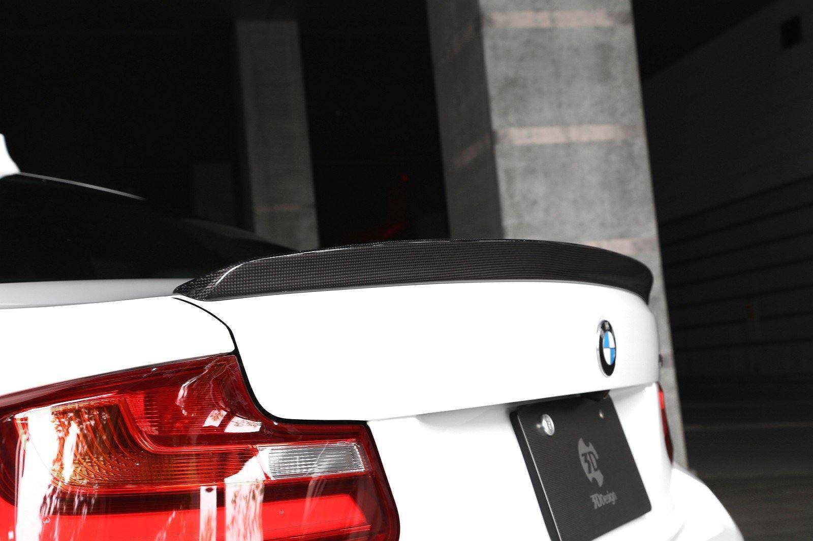 Carbon Fibre Rear Spoiler for BMW 2 Series & M2 (2014-2021, F22 F87)
