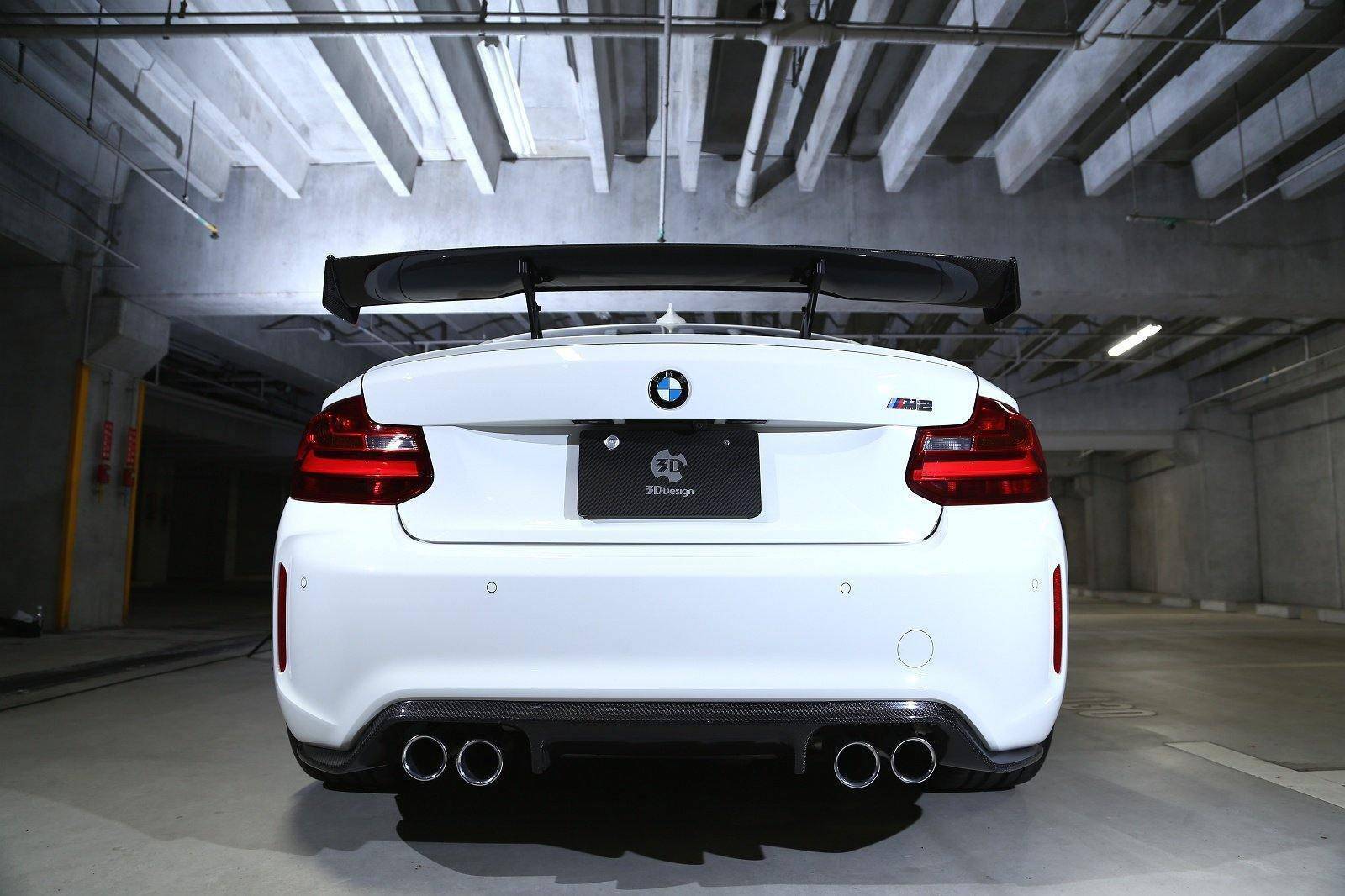 Carbon Fibre Rear Spoiler Wing for BMW 2 Series & M2 (2014-2021, F22 F87)
