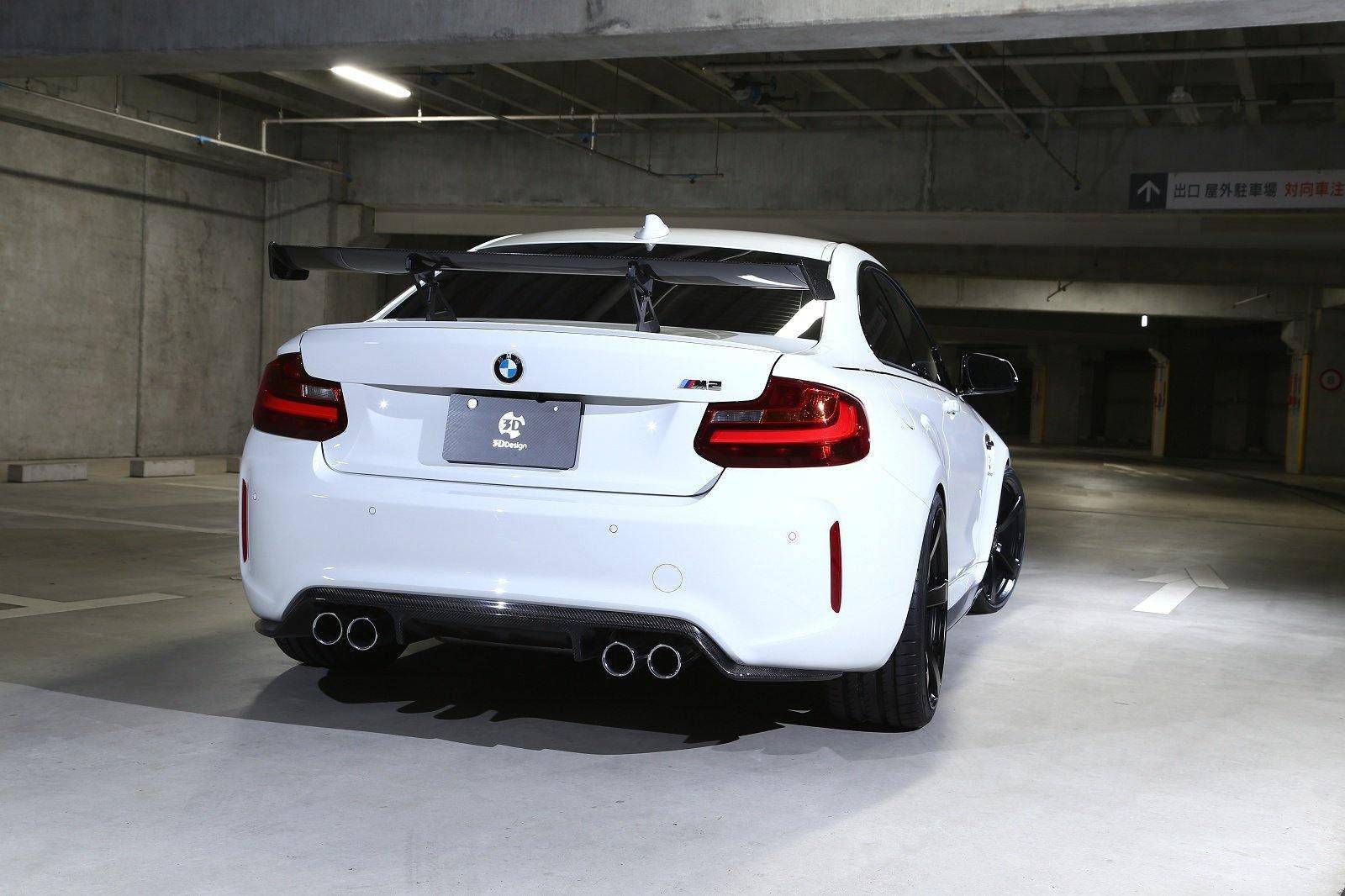 Carbon Fibre Rear Spoiler Wing for BMW 2 Series & M2 (2014-2021, F22 F87)