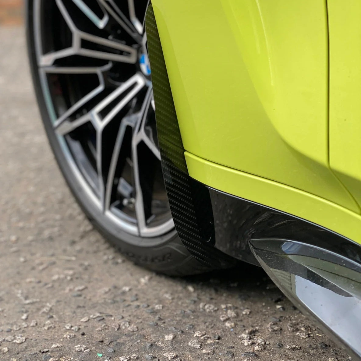 Carbon Fibre Arch Guards/Mud Flaps Rear - G80 M4