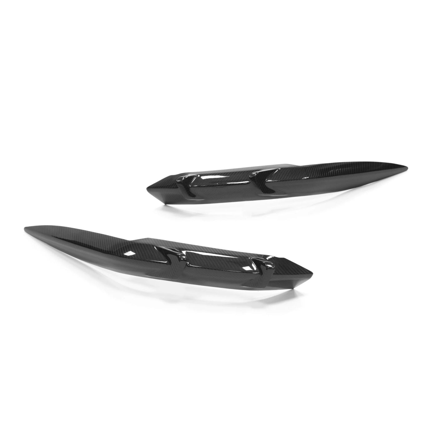 Yahua BMW M3 G80 G81 Carbon Fibre Rear Bumper Extension Canards (2021+)
