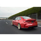 Yahua BMW M3 G80 G81 Carbon Fibre Rear Bumper Extension Canards (2021+)