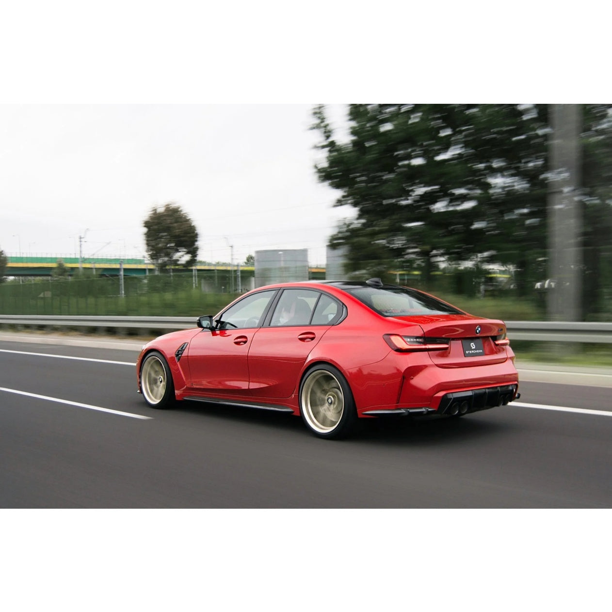 Yahua BMW M3 G80 G81 Carbon Fibre Side Skirts (2021+)