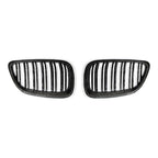 Carbon Fibre Double Slat Kidney Grilles for BMW 2 Series & M2 (2014-2020, F22 F87)