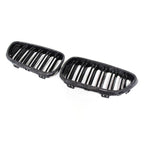 Carbon Fibre Double Slat Kidney Grilles for BMW 2 Series & M2 (2014-2020, F22 F87)