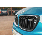 Carbon Fibre Double Slat Kidney Grilles for BMW 2 Series & M2 (2014-2020, F22 F87)