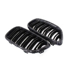 Carbon Fibre Double Slat Kidney Grilles for BMW 2 Series & M2 (2014-2020, F22 F87)