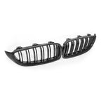 Carbon Fibre Double Slat Kidney Grilles for BMW 4 Series, M3 & M4 (2014-2020, F32 F33 F80 F82 F83)