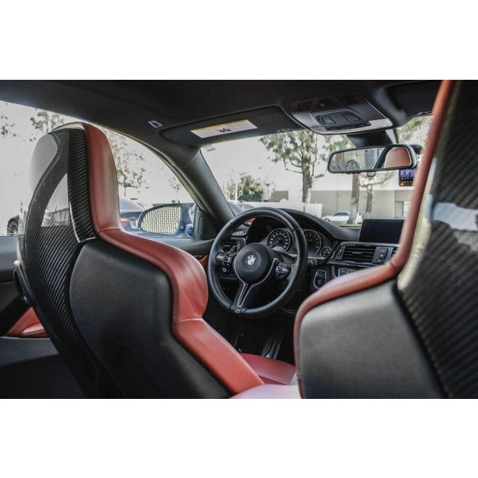 Yahua Carbon Fibre Seat Backs for BMW M2, M3 & M4 (2015-2020, F80 F82 F83)