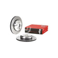 BMW GROOVED/DIMPLED 2 PIECE REAR BRAKE DISCS (PAIR) - F3X - 345MM - MSPORT BRAKES (BLUE CALIPERS)