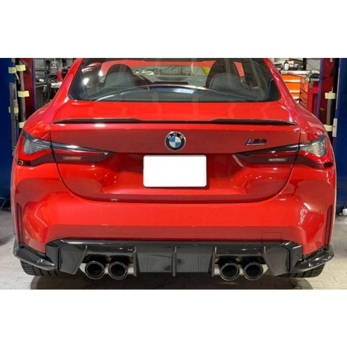 Yahua M-Style Carbon Fibre Rear Diffuser for BMW M3 & M4 (2021+, G80 G82 G83)