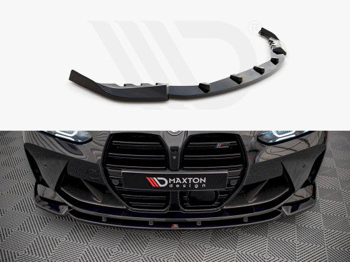Maxton Design Gloss Black Front Splitter V.3 BMW M4 G82 / M3 G80 (2021-)