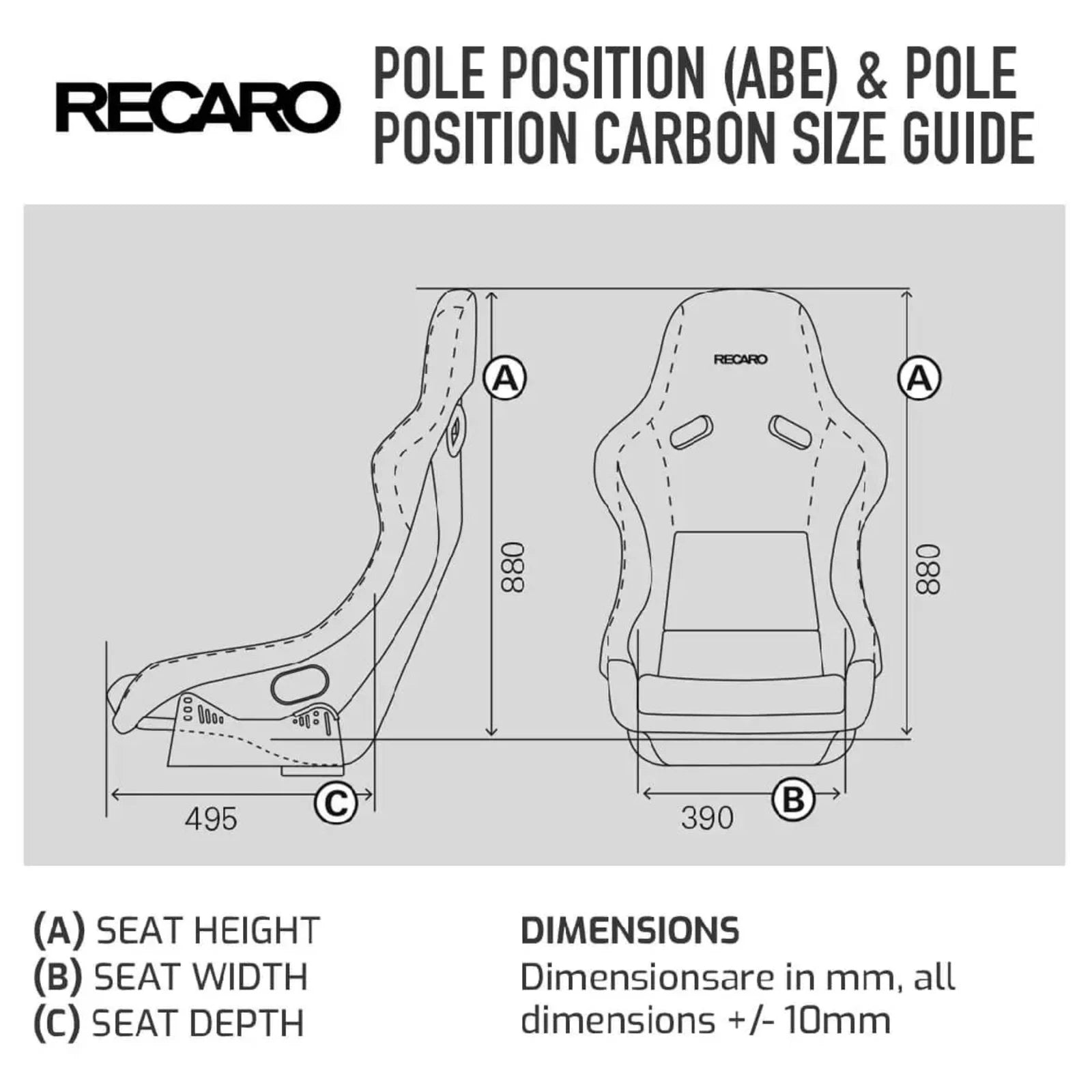 Recaro Pole Position Seat For BMW M5 F90 2017-2023 | KW | FIA Certified