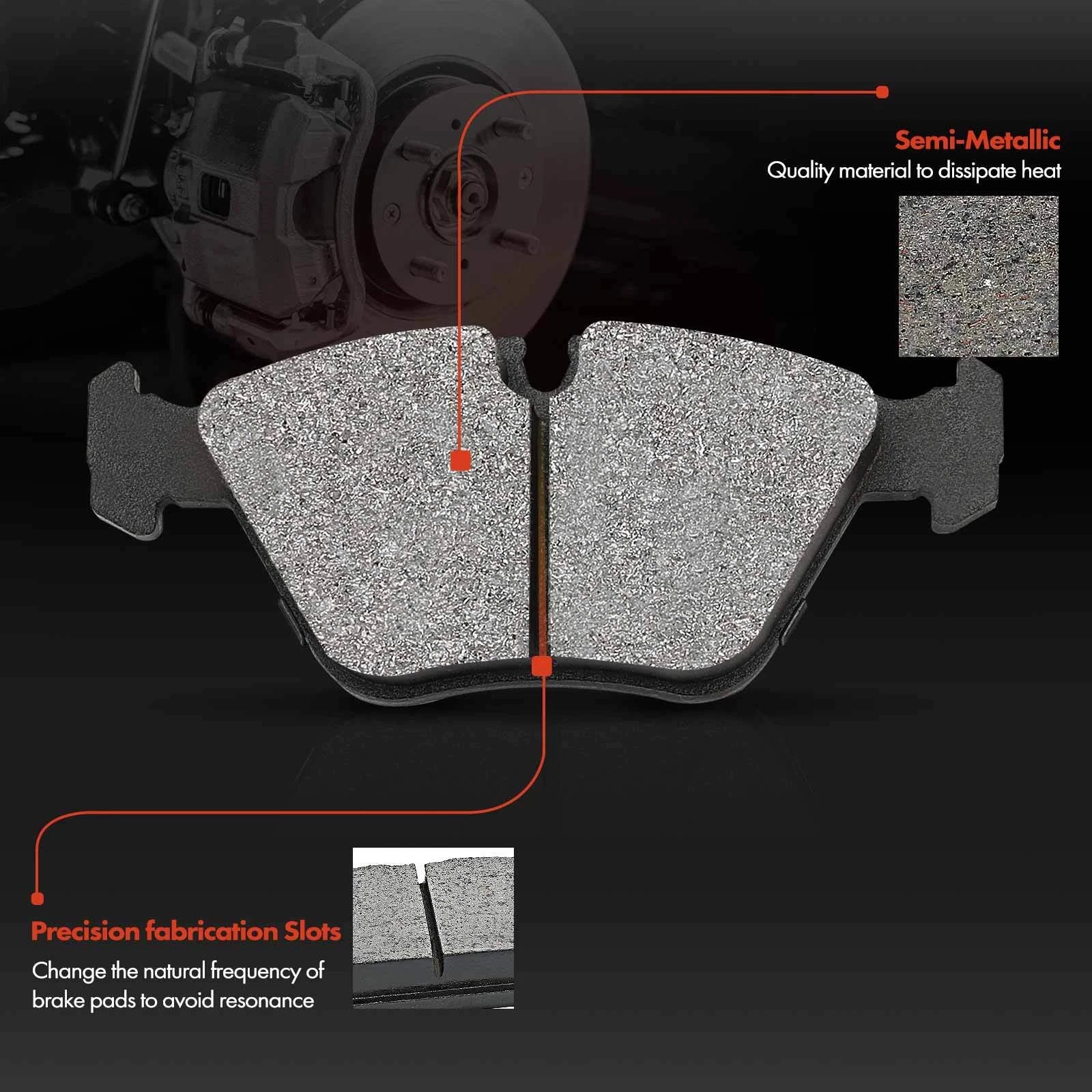 Endless Street Brake Pads For BMW M3 E46 2000-2006 | Recaro | E-mark Certified