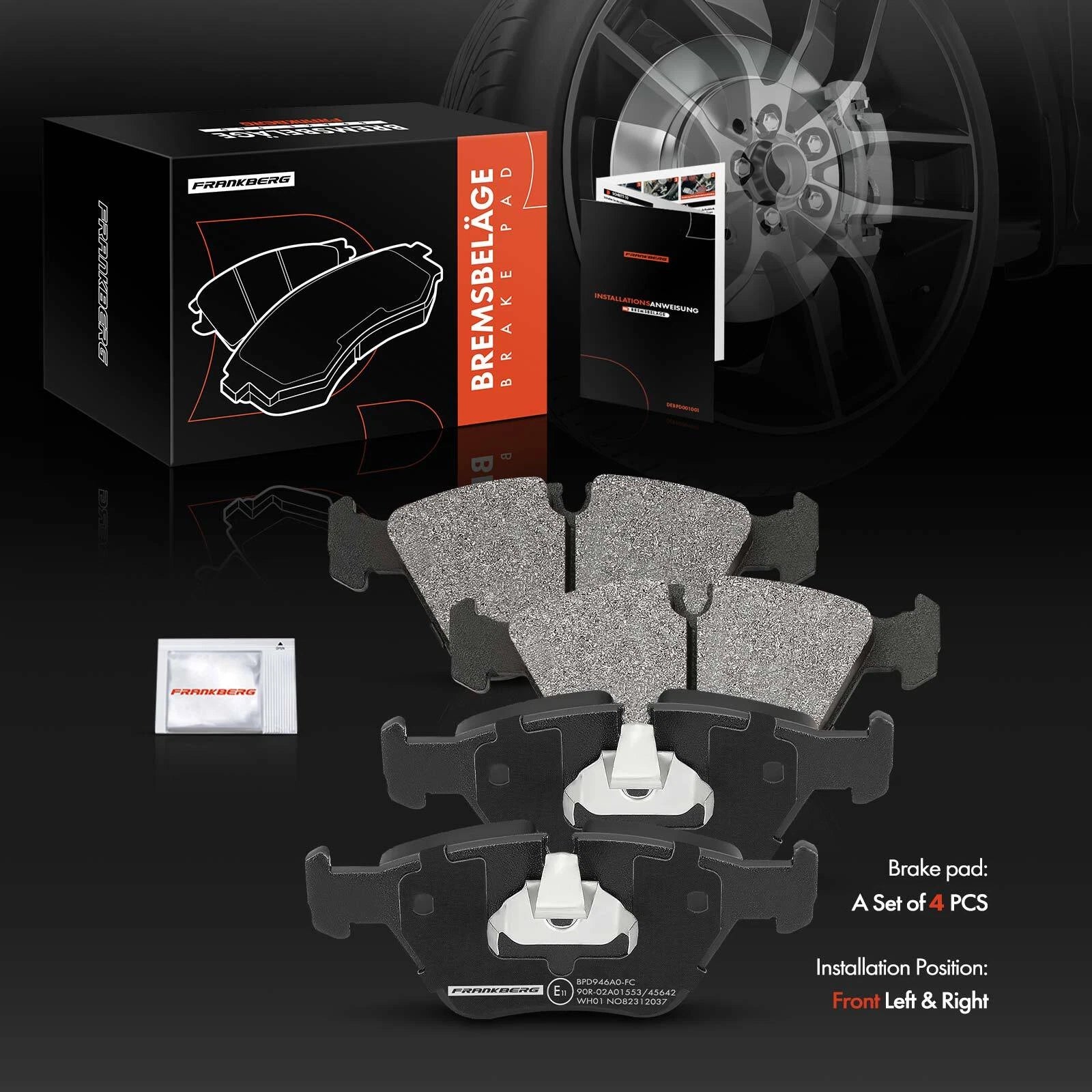 Endless Street Brake Pads For BMW M3 E46 2000-2006 | Recaro | E-mark Certified
