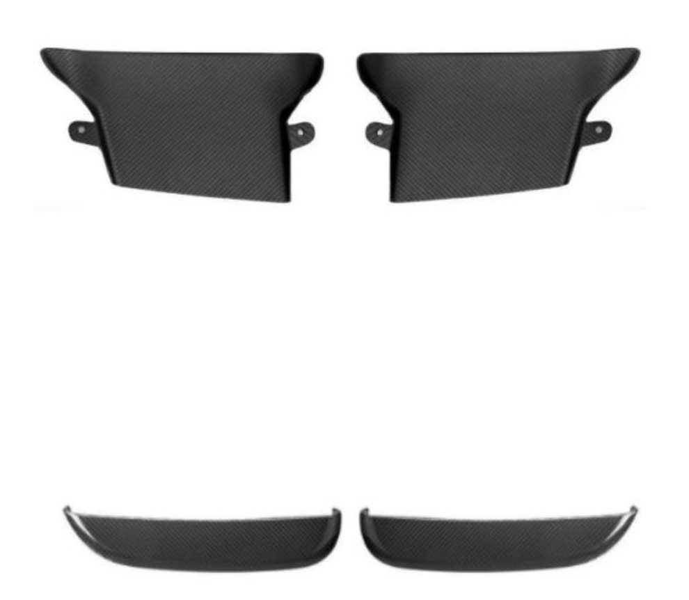 Yahua BMW M5 G90 G99 Pre-Preg Carbon Fibre GT Vented Inserts for Front Bonnet