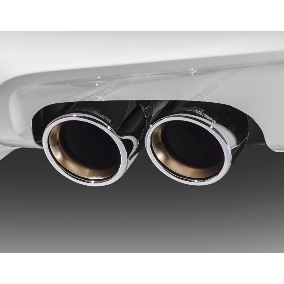 Yahua Performance 90mm Sport chrome tailpipe set for BMW M5 (F90)