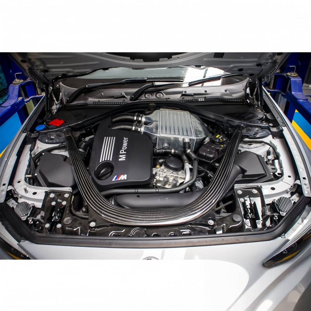 AIRTEC Motorsport Billet Chargecooler Upgrade in Black  - S55 (M2 Competition, M3 And M4)