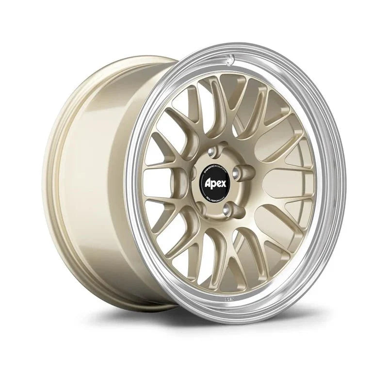 Apex ML-10RT Forged Touring Line Gloss Motorsport Gold Wheel with Machined Lip