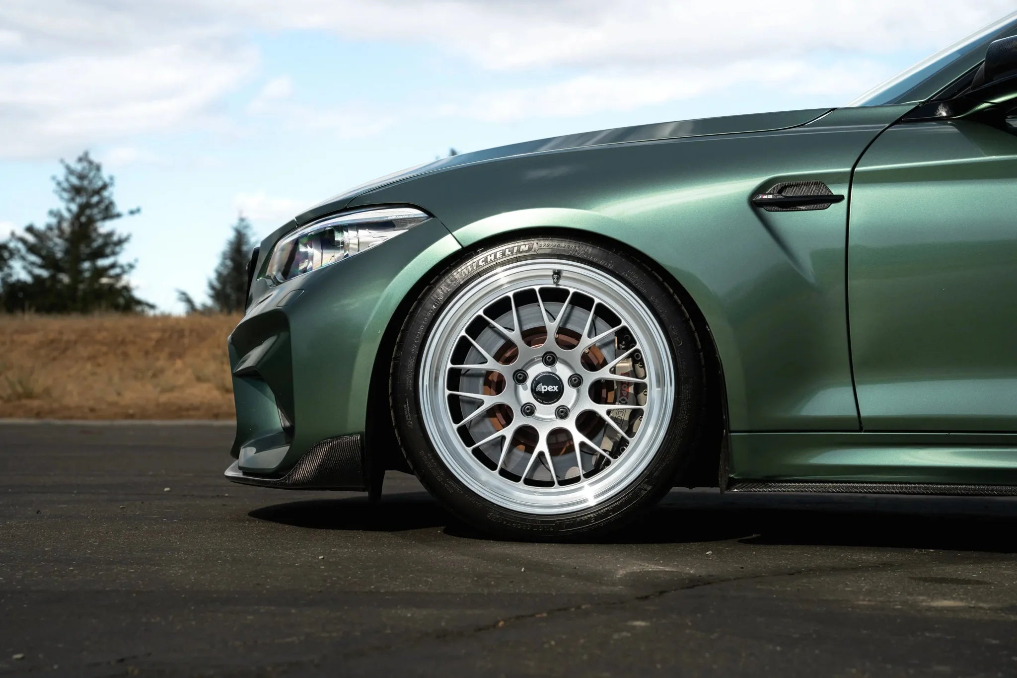 Apex ML-10RT Forged Touring Line Silver Wheel with Machined Lip