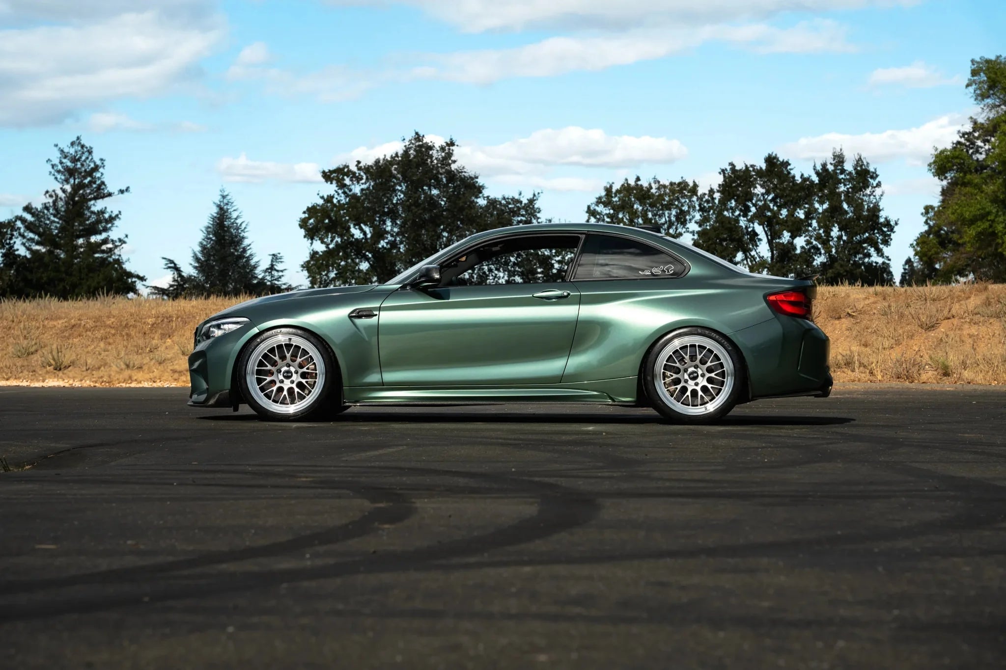 Apex ML-10RT Forged Touring Line Silver Wheel with Machined Lip