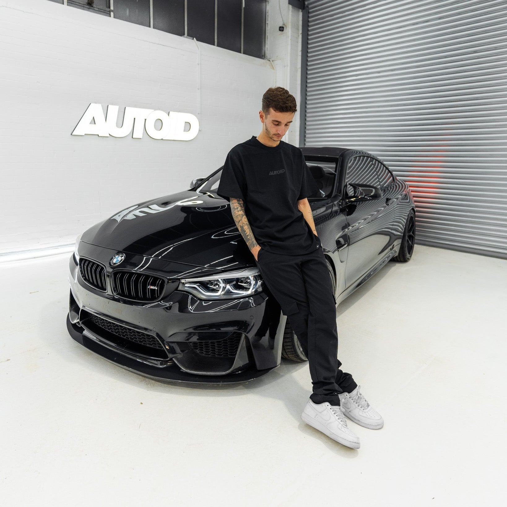 AUTOID Heavy Logo Tee - Black Out
