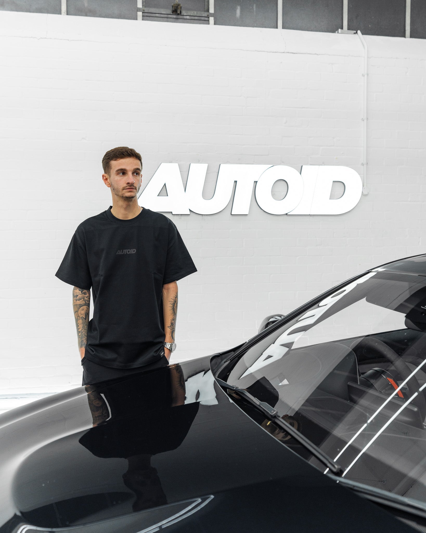 AUTOID Heavy Logo Tee - Black Out