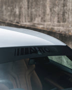 AUTOID Matte Sunstrip with Gloss Logo Overlay