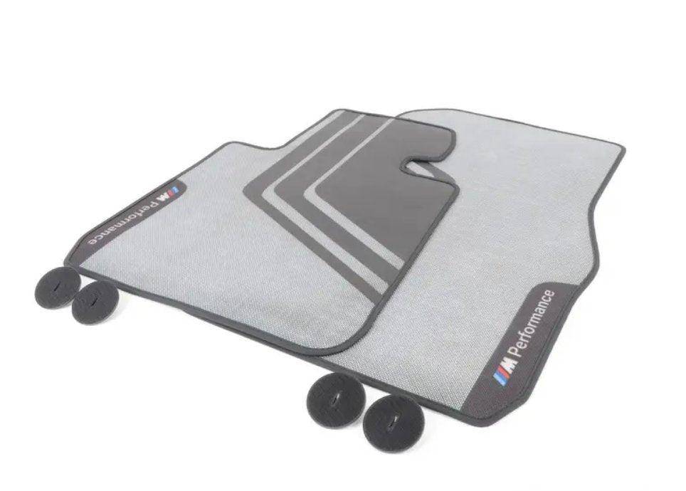Yahua BMW 1 Series F20, 2 Series F22 & M2 F87 Genuine M-Style Front Floor Mats Set (2014-2021)
