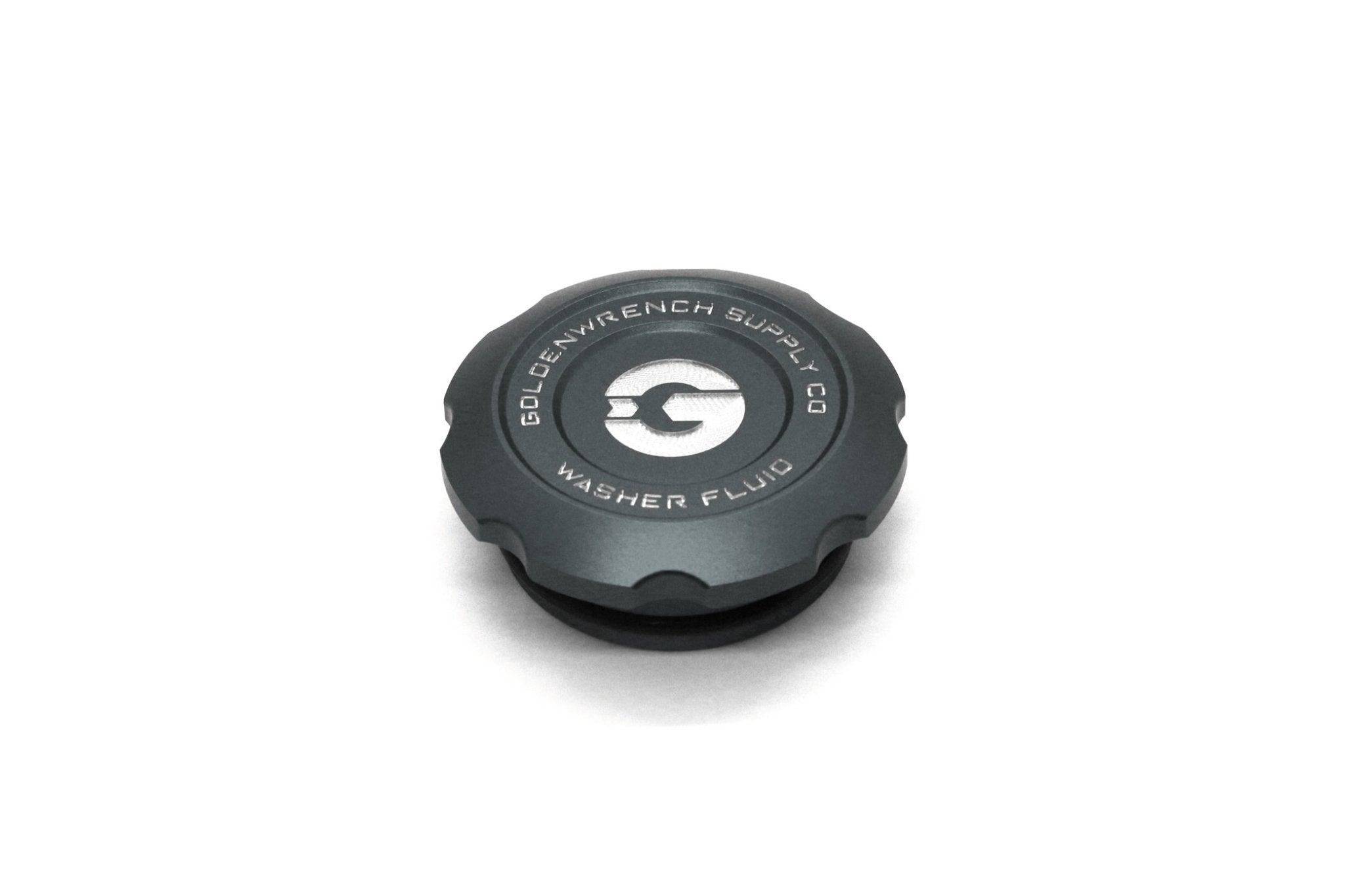 BMW F Series Billet Washer Fluid Cap by Goldenwrench
