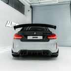 Yahua BMW 2 Series F22 & M2 F87 Pre-Preg Carbon Fibre Swan Neck AT-R1 Rear Wing (2014-2021)
