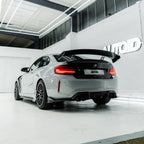 Yahua BMW 2 Series F22 & M2 F87 Pre-Preg Carbon Fibre Swan Neck AT-R1 Rear Wing (2014-2021)